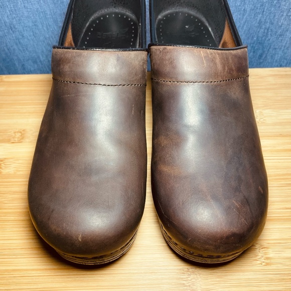 Dansko Professional Mens Clogs Shoes Oiled Leather Antique Brown Sz 45 11.5 12 main image 8
